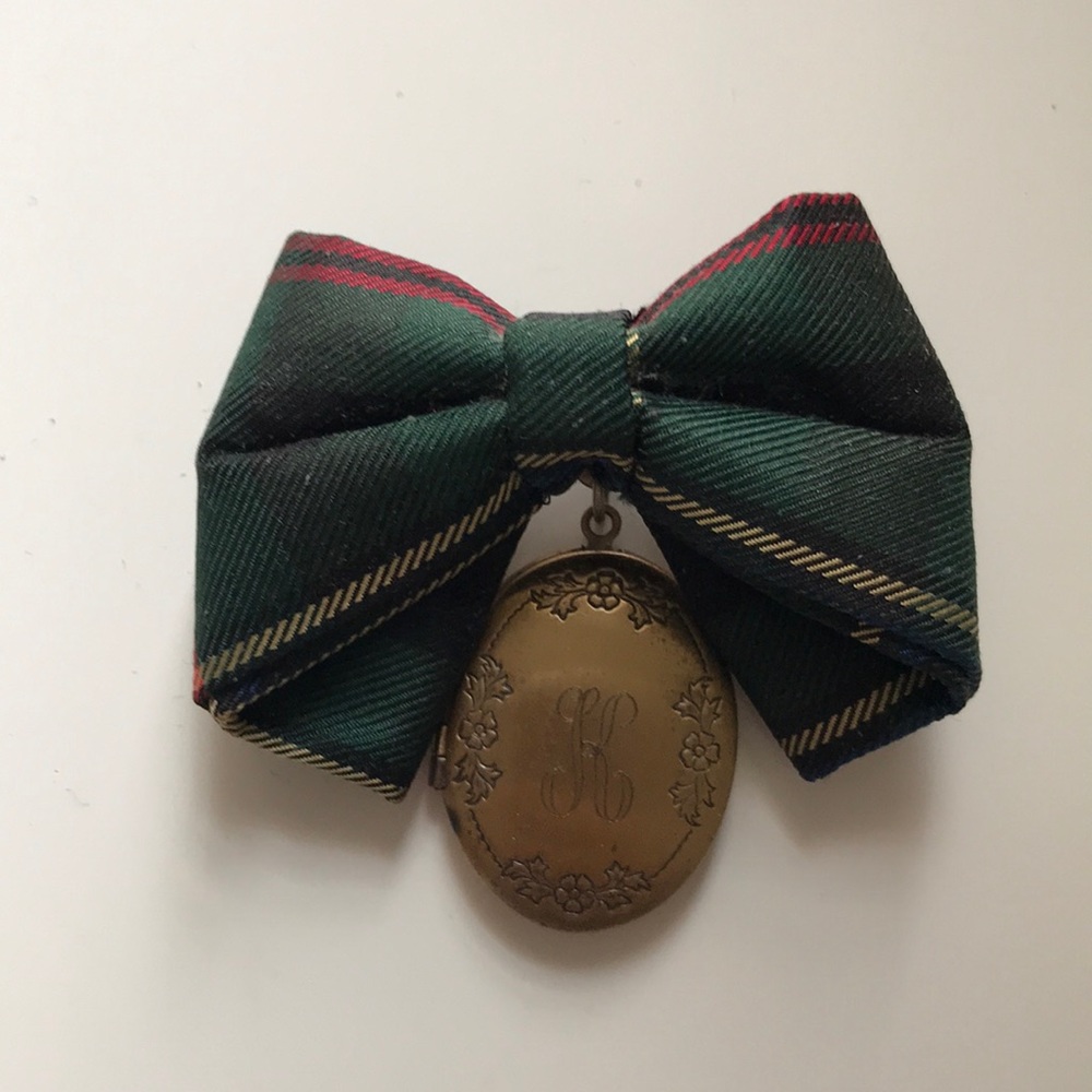 Vintage “K” locket pin